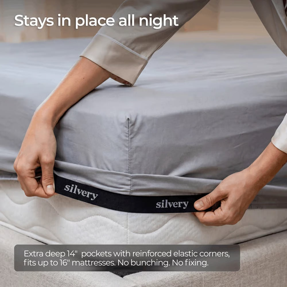 Silver Comfort Sheets Set