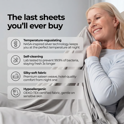 Silver Comfort Sheets Set