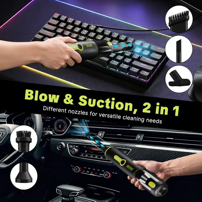 SEESE Car Vacuum Portable Cordless
