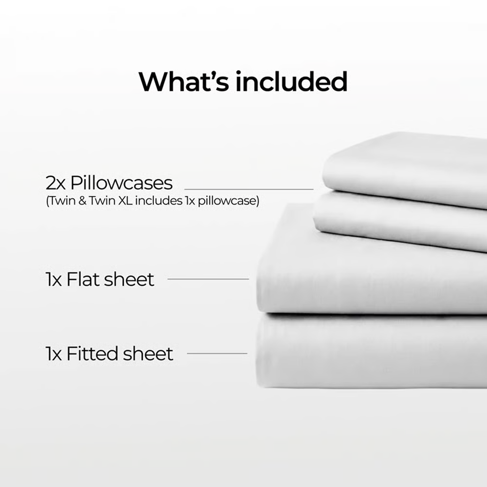 Silver Comfort Sheets Set