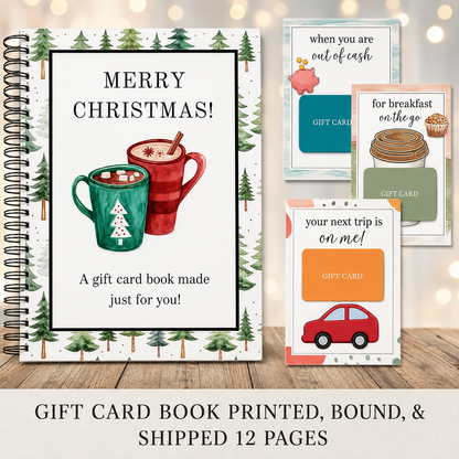 Christmas Gift Card Book