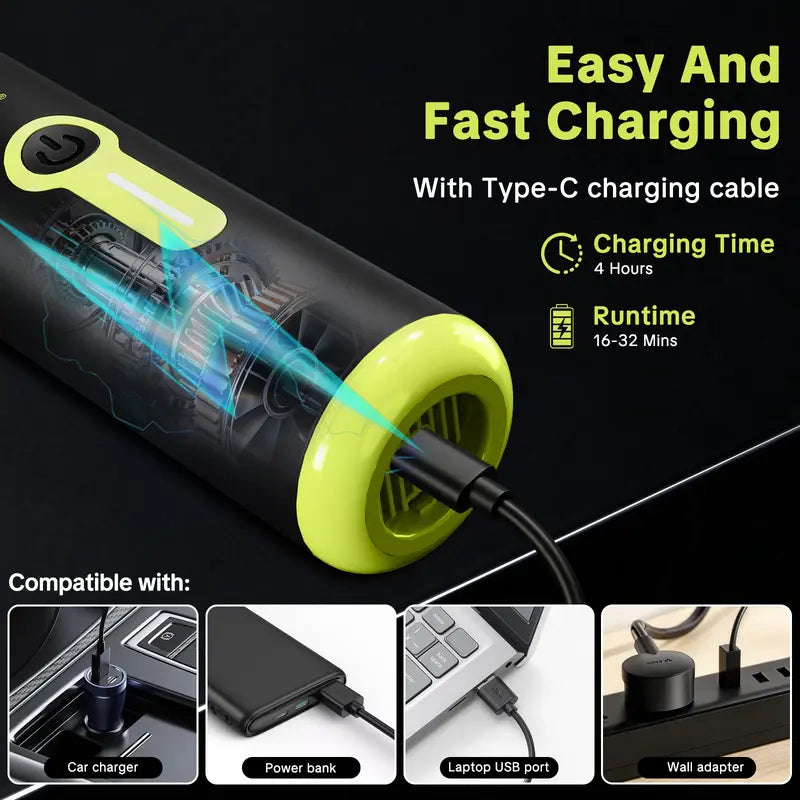 SEESE Car Vacuum Portable Cordless
