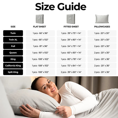 Silver Comfort Sheets Set