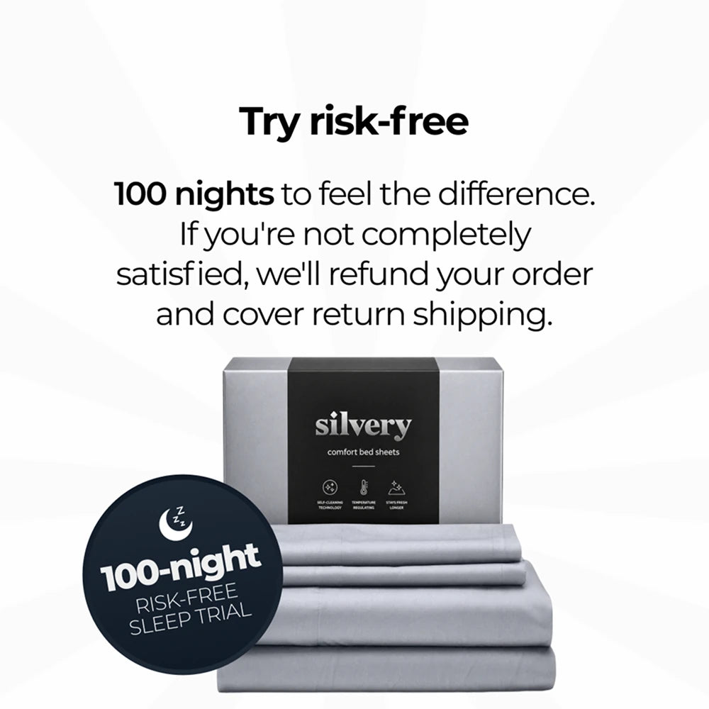 Silver Comfort Sheets Set