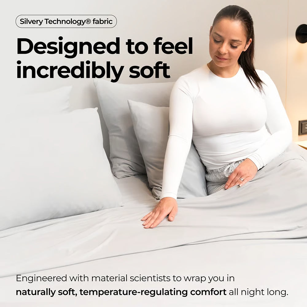 Silver Comfort Sheets Set