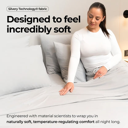 Silver Comfort Sheets Set