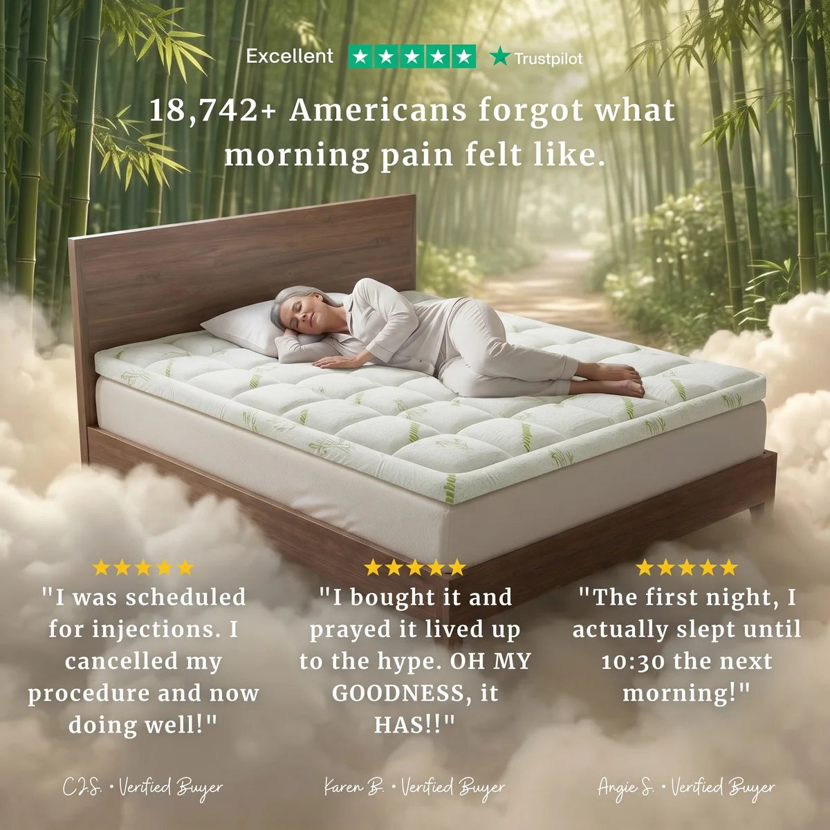 Bamboo Mattress Topper