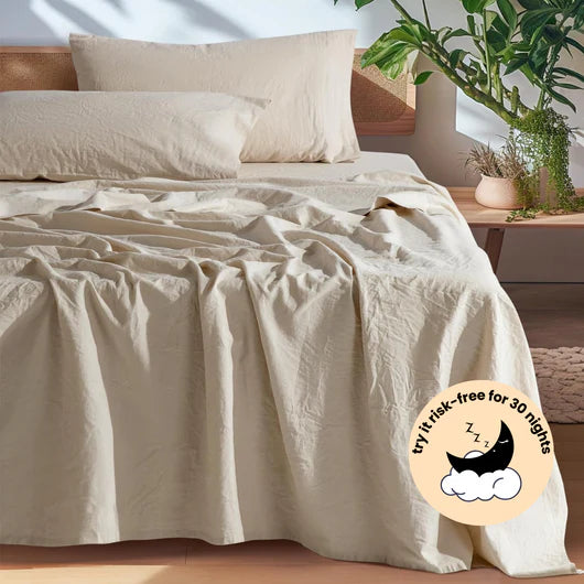 Natural European Linen Sheets