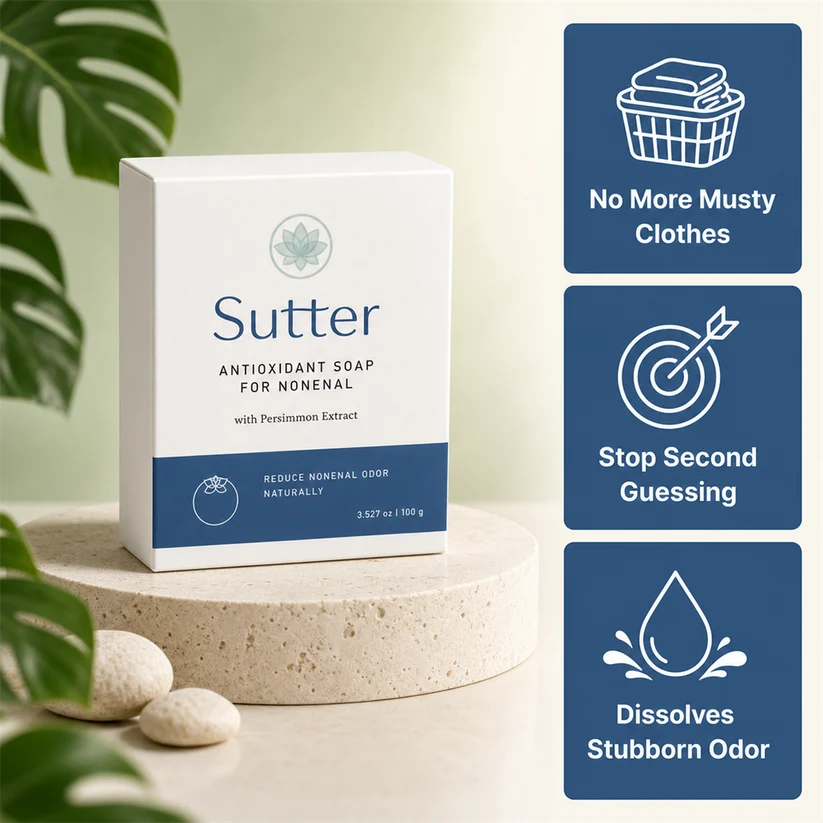 Stops Aging Body Odor at the Source